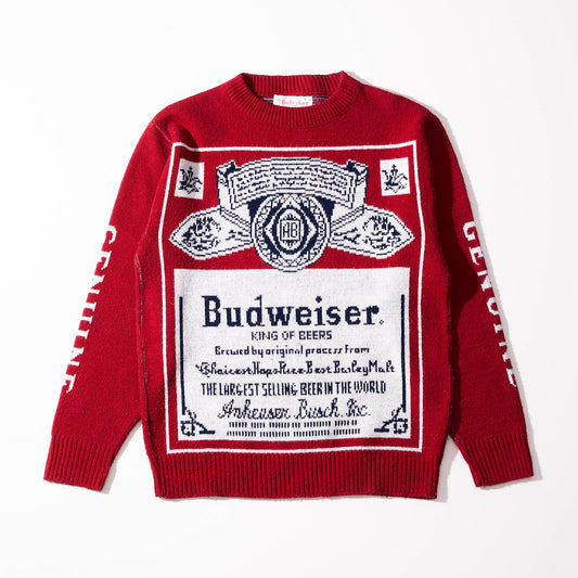 Budweiser グラフィックニット