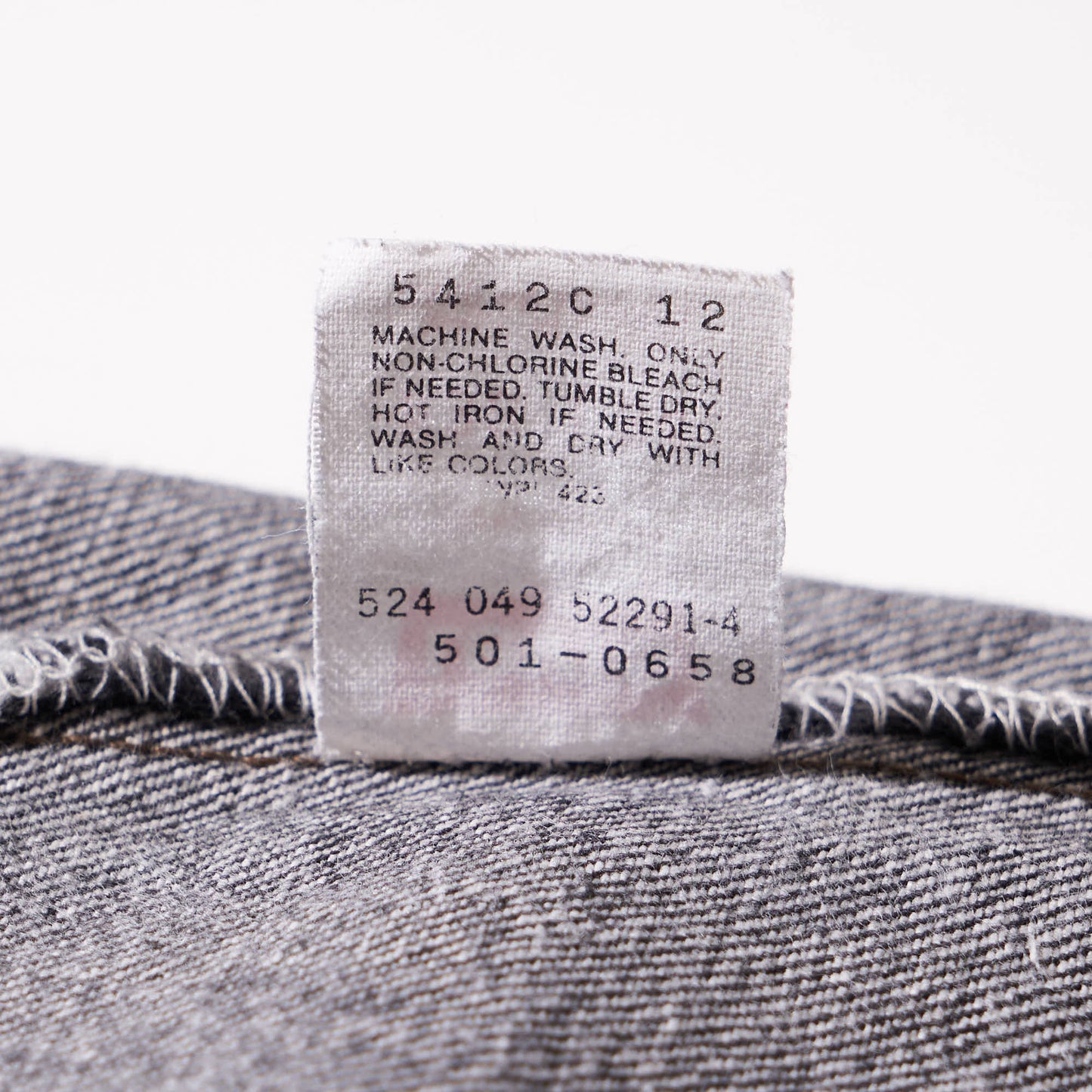 Levis 501 denim pants