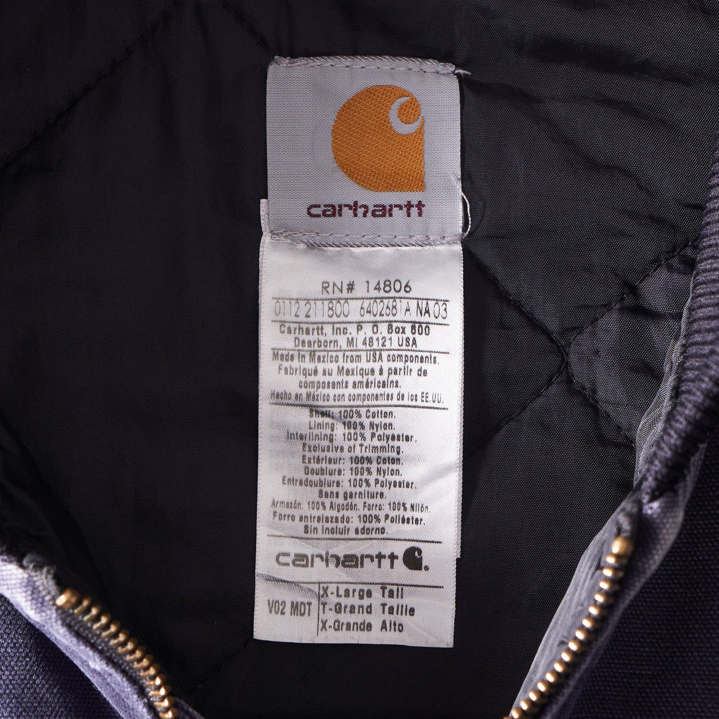 carhartt  duck vest