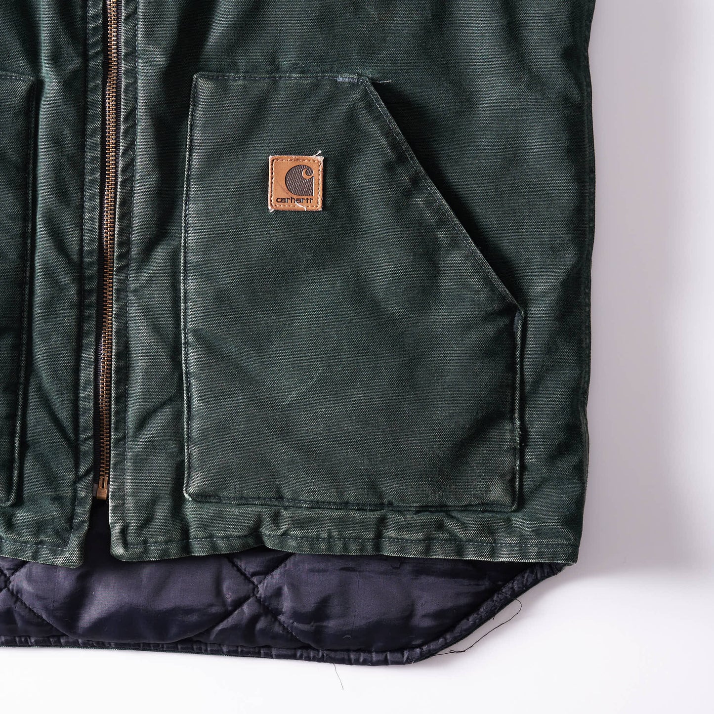 carhartt duck vest