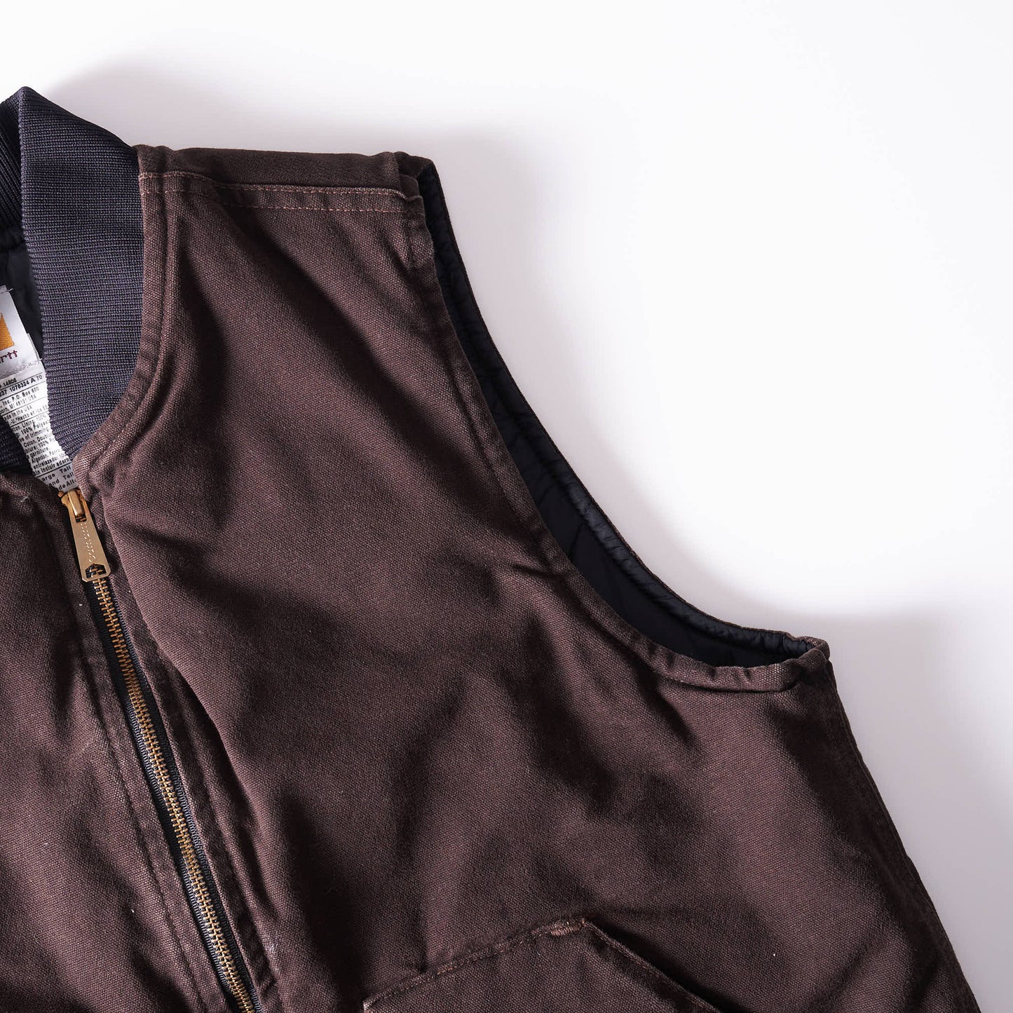 carhartt duck vest