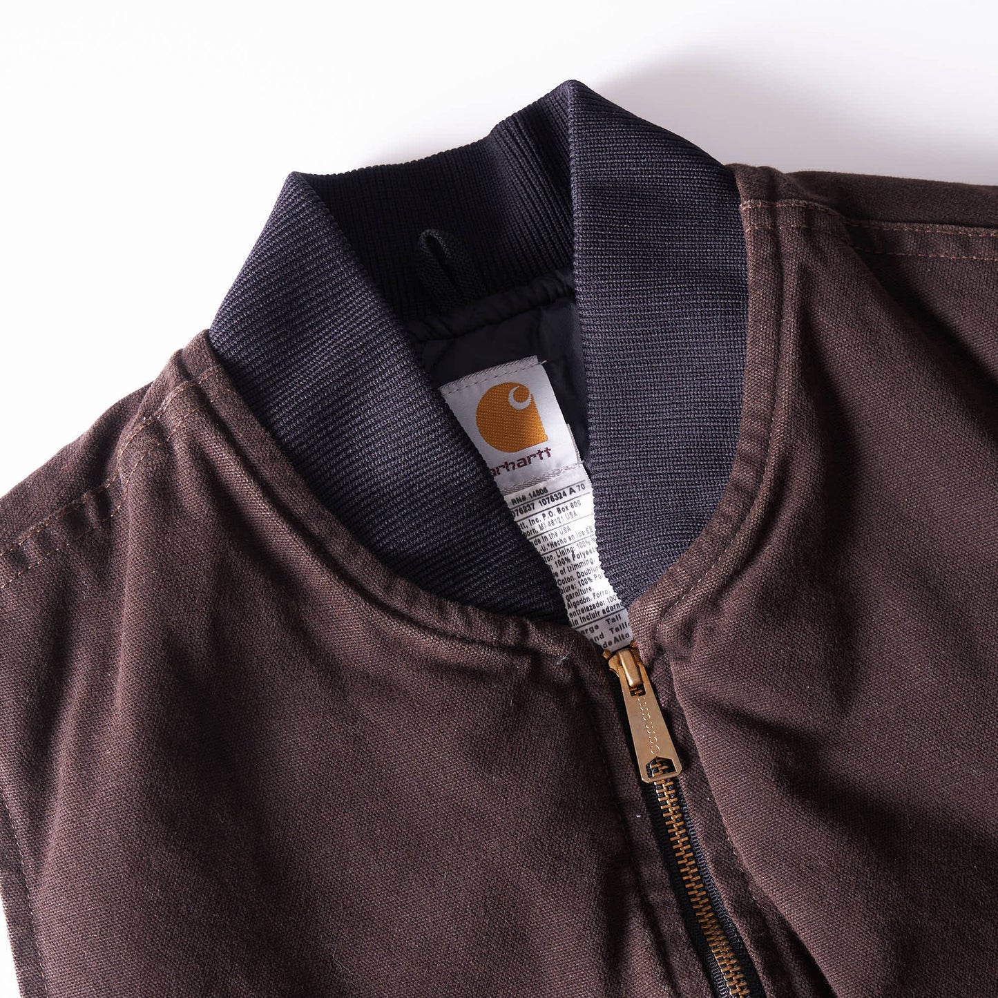 carhartt duck vest