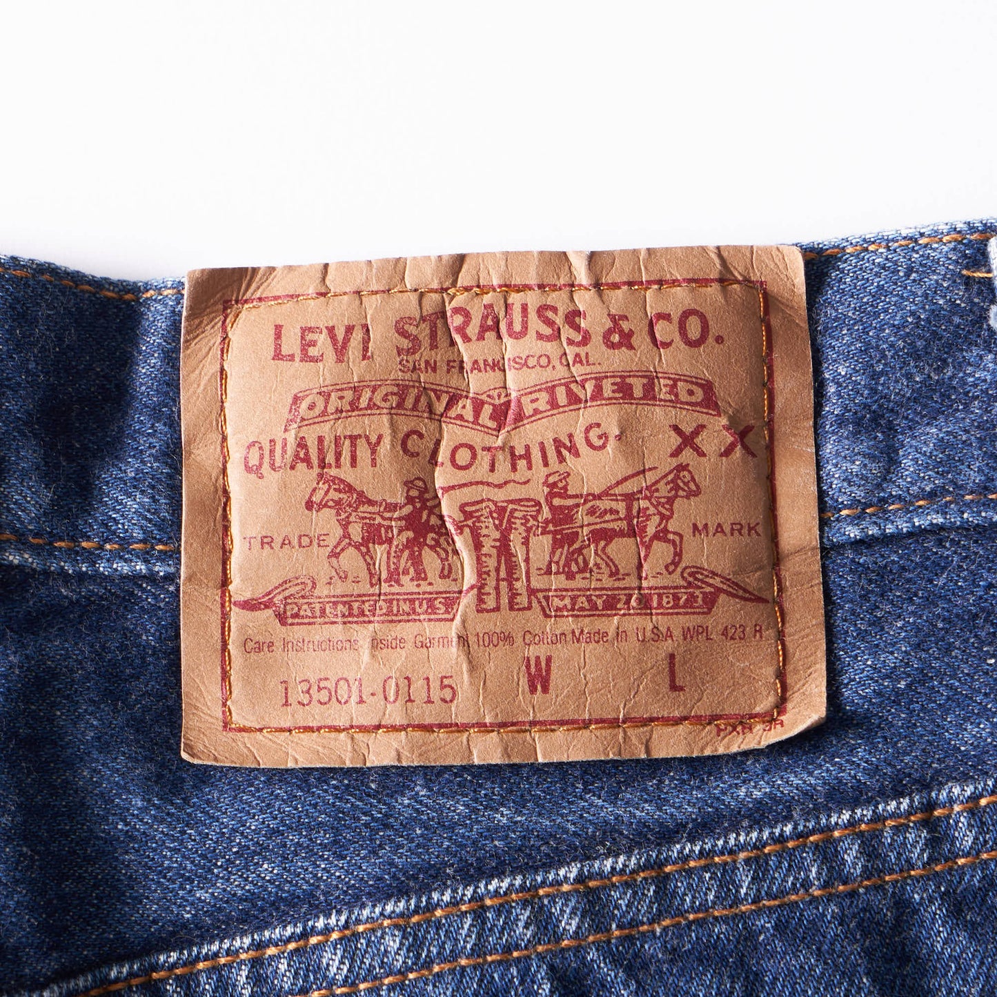 90s Levis 13501 denim pants